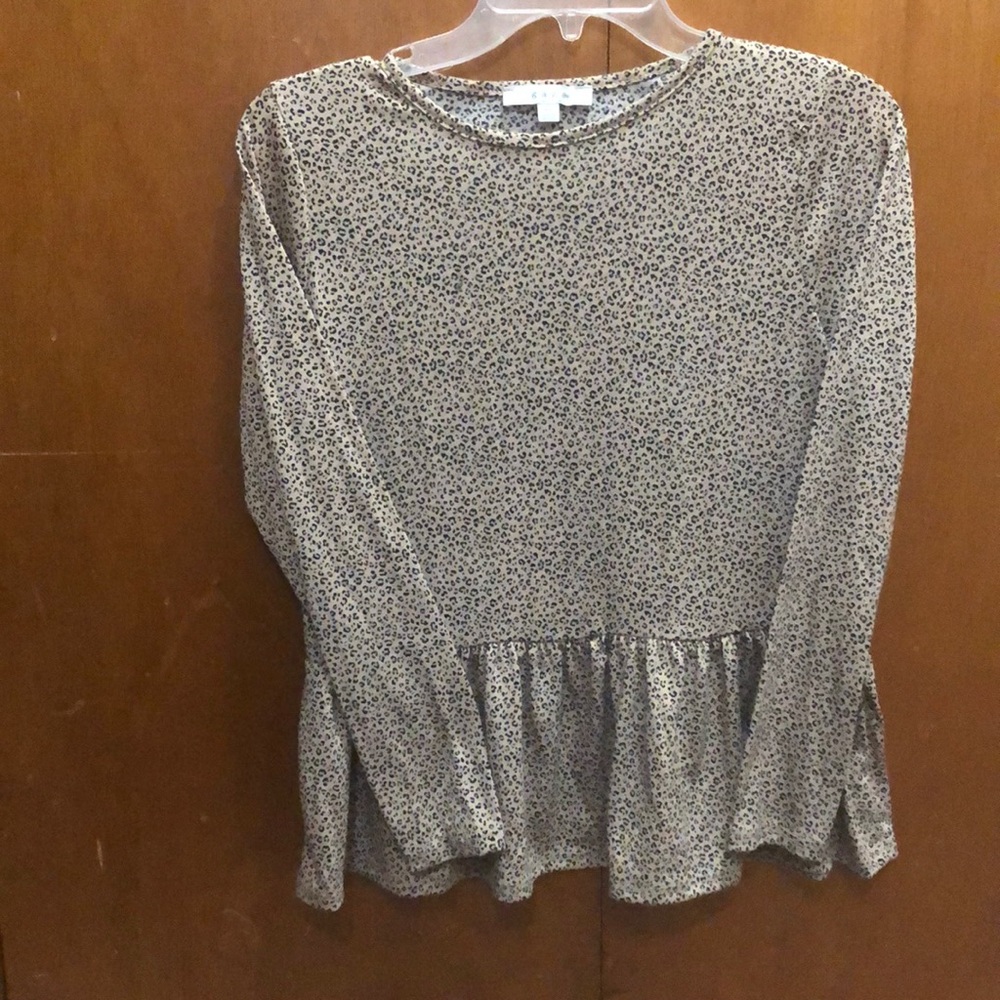 Cheetah print blouse!